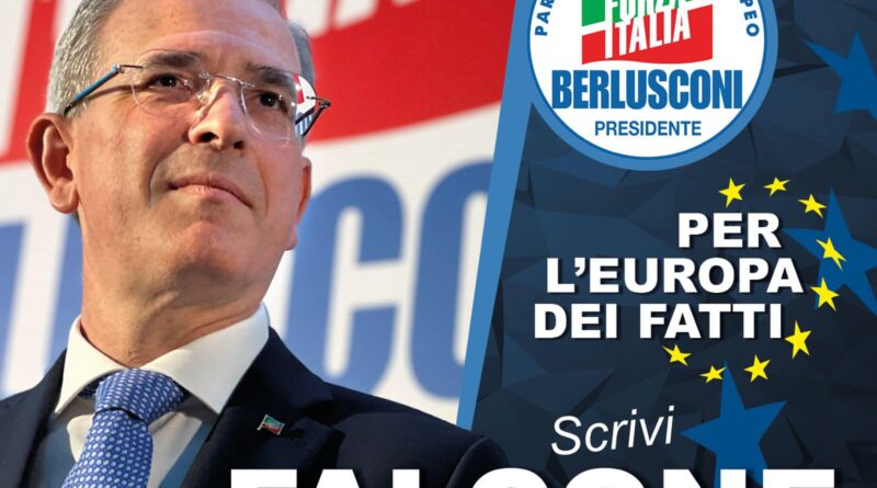 L’assessore regionale Marco Falcone (FI) candidato alle Europee